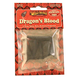 Wildberry Dragons Blood Back Flow Incense Cones